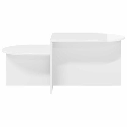vidaXL Coffee Table High Gloss White 100 x 50 x 40 cm Engineered Wood 5