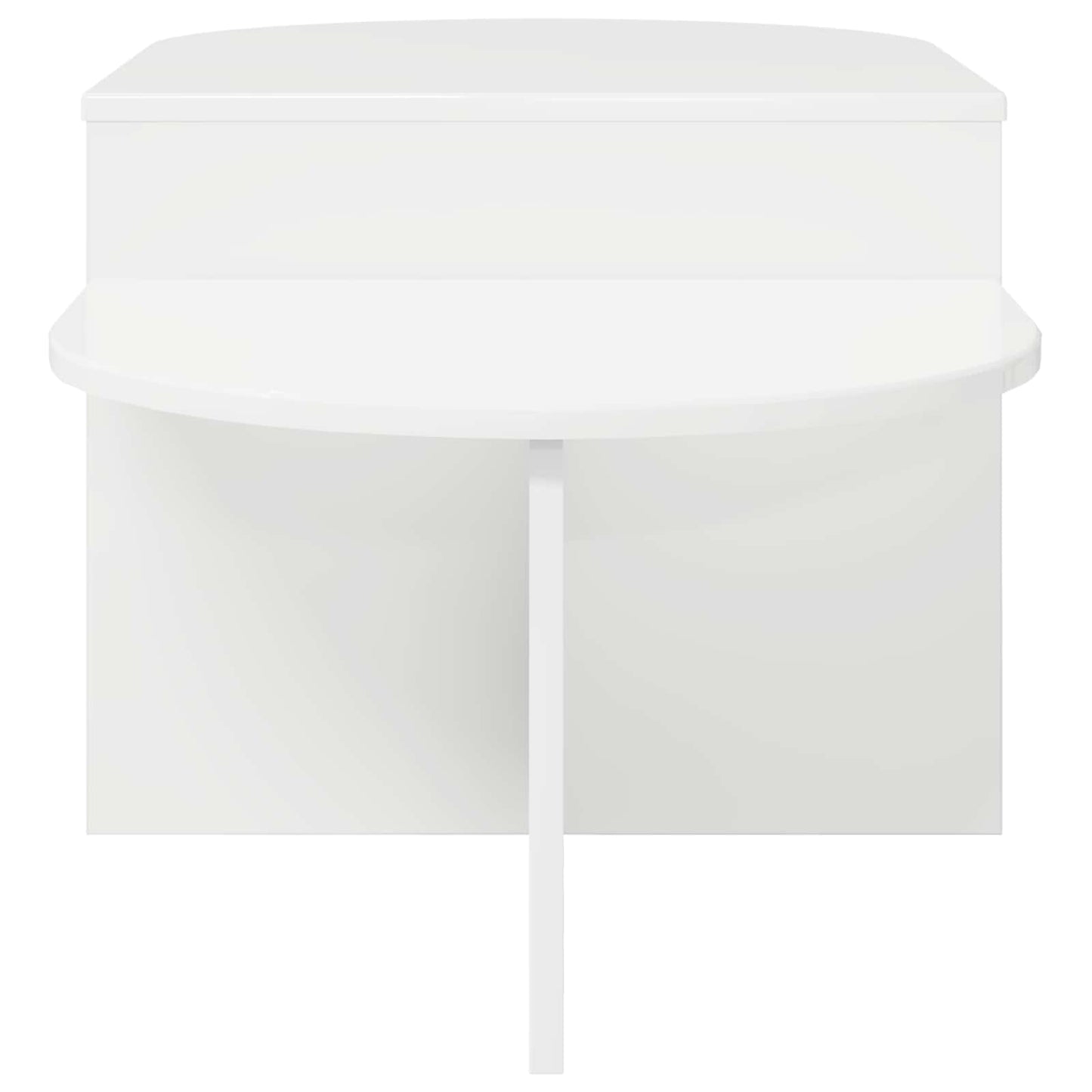 vidaXL Coffee Table High Gloss White 100 x 50 x 40 cm Engineered Wood 6