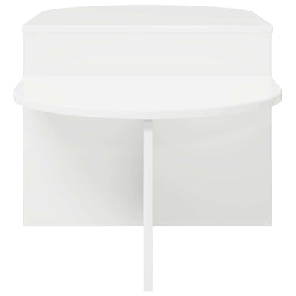 vidaXL Coffee Table High Gloss White 100 x 50 x 40 cm Engineered Wood 6