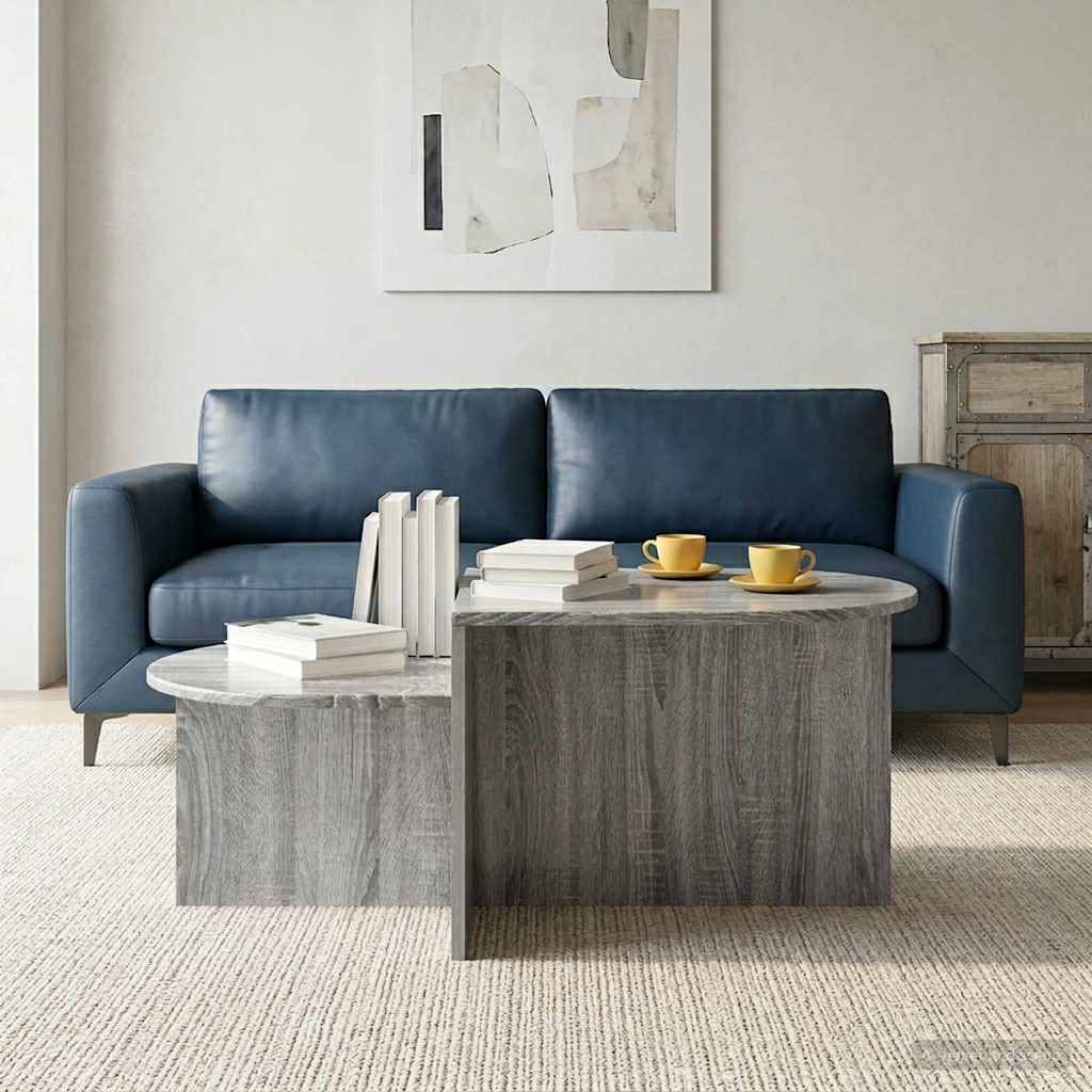 vidaXL Coffee Table Grey Sonoma 100 x 50 x 40 cm Engineered Wood 1