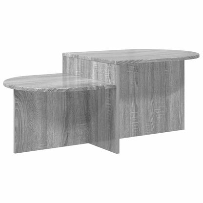 vidaXL Coffee Table Grey Sonoma 100 x 50 x 40 cm Engineered Wood 2