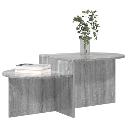 vidaXL Coffee Table Grey Sonoma 100 x 50 x 40 cm Engineered Wood 3