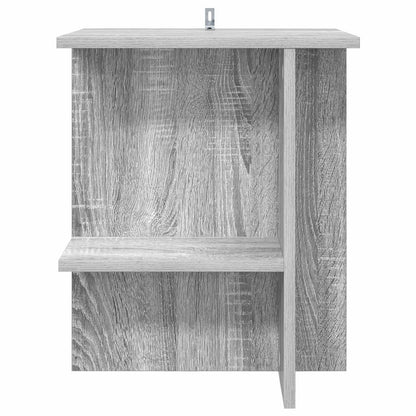 vidaXL Coffee Table 2 pcs Grey Sonoma 40 x 30 x 49 cm Engineered Wood 6