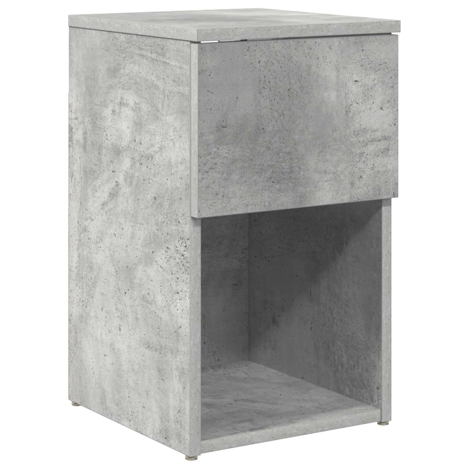 vidaXL Bed Cabinet 2 pcs Concrete Grey 29 x 31.5 x 49 cm 5