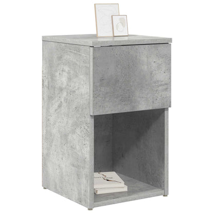 vidaXL Bed Cabinet 2 pcs Concrete Grey 29 x 31.5 x 49 cm 3