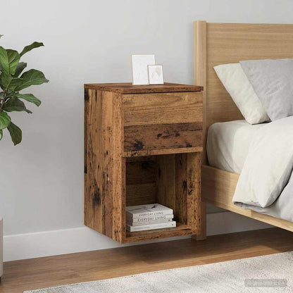 vidaXL Bed Cabinet 2 pcs Old Wood 29 x 31.5 x 49 cm Engineered Wood 1