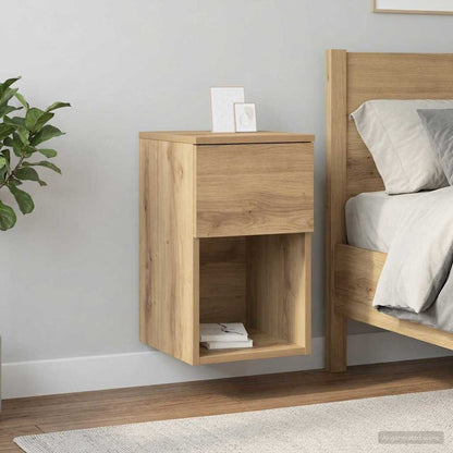 vidaXL Bed Cabinet 2 pcs Artisan Oak 29 x 31.5 x 49 cm Engineered Wood 1