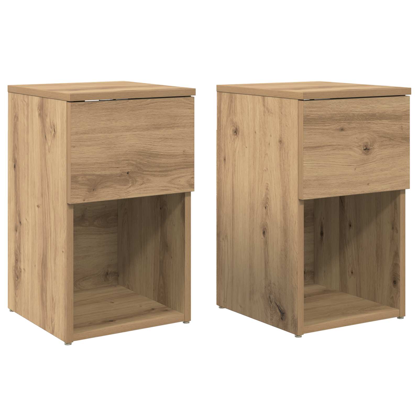 vidaXL Bed Cabinet 2 pcs Artisan Oak 29 x 31.5 x 49 cm Engineered Wood 2