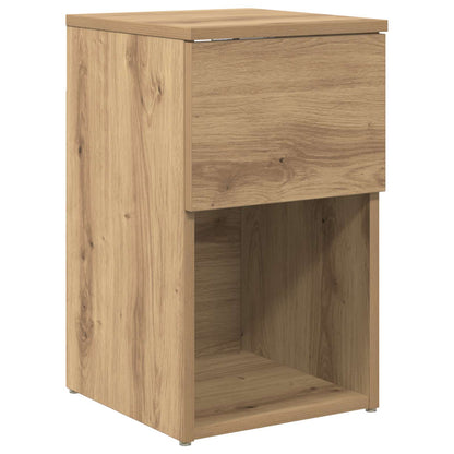 vidaXL Bed Cabinet 2 pcs Artisan Oak 29 x 31.5 x 49 cm Engineered Wood 5