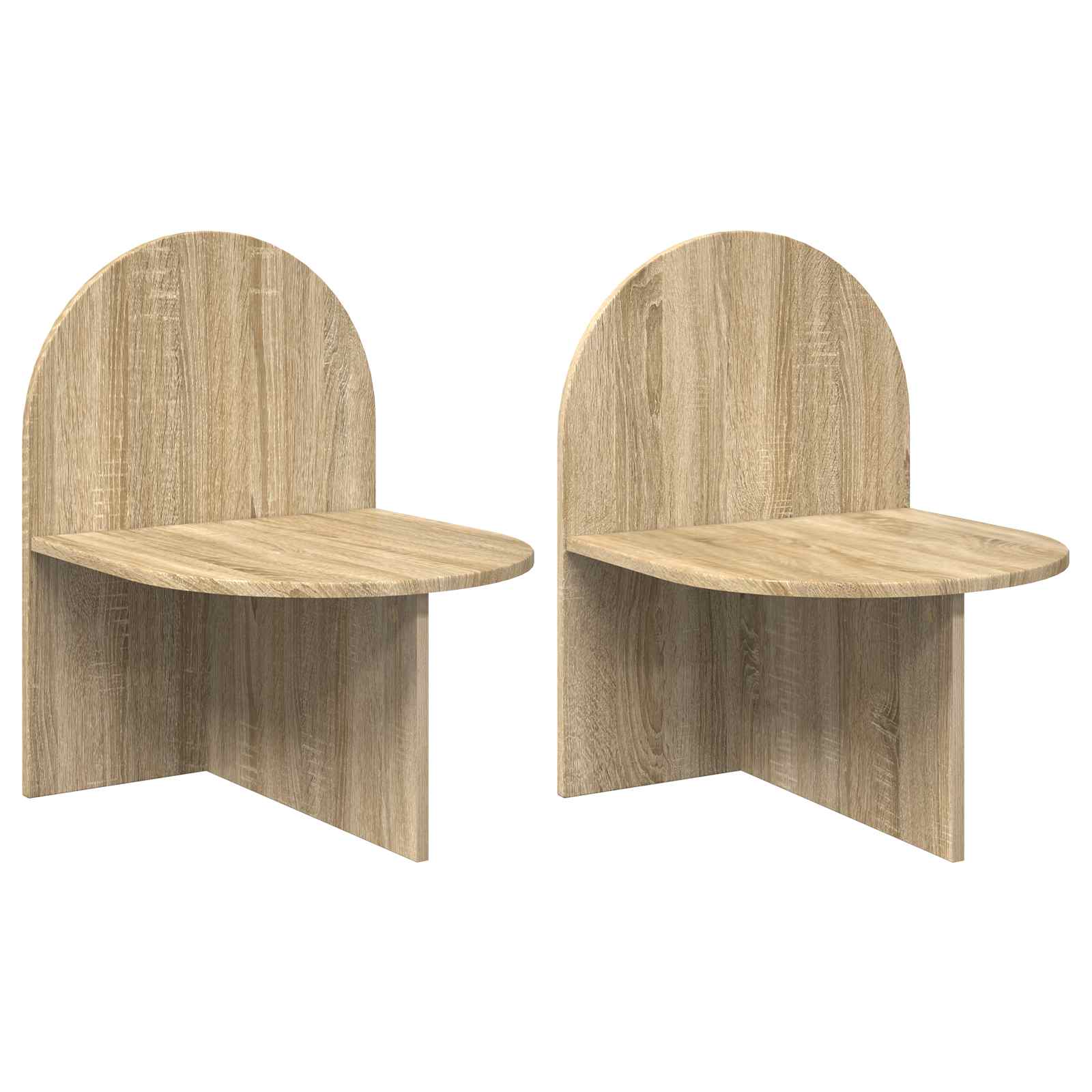 vidaXL Bedside Table 2 pcs Sonoma Oak 48 x 49 x 65 cm Engineered Wood 2