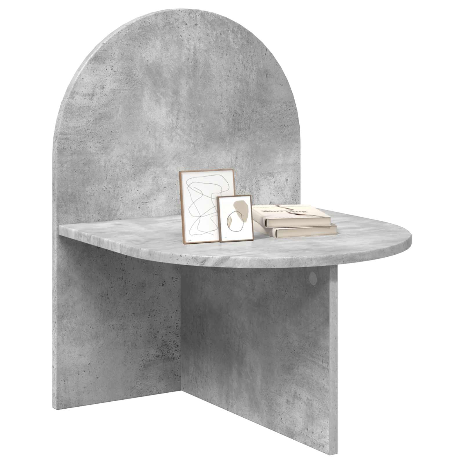 vidaXL Bedside Table 2 pcs Concrete Grey 48 x 49 x 65 cm 3