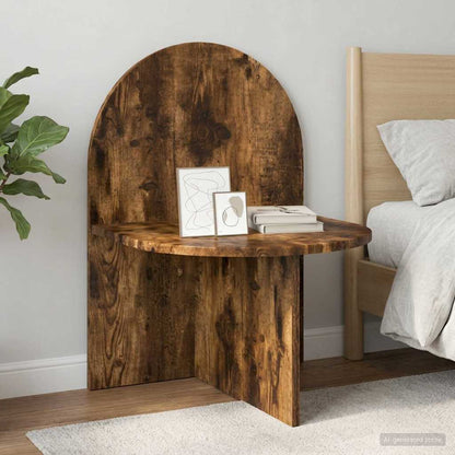 vidaXL Bedside Table 2 pcs Smoked Oak 48 x 49 x 65 cm Engineered Wood 1