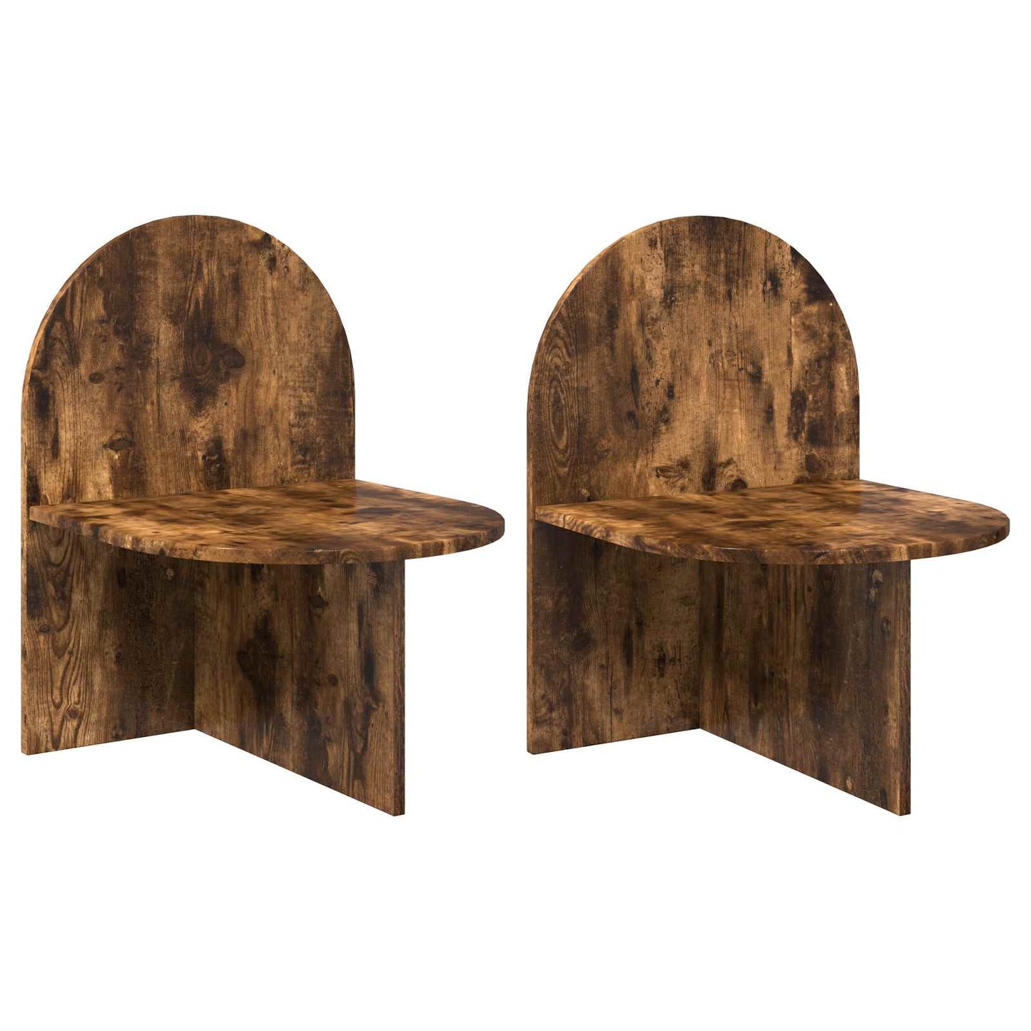 vidaXL Bedside Table 2 pcs Smoked Oak 48 x 49 x 65 cm Engineered Wood 2