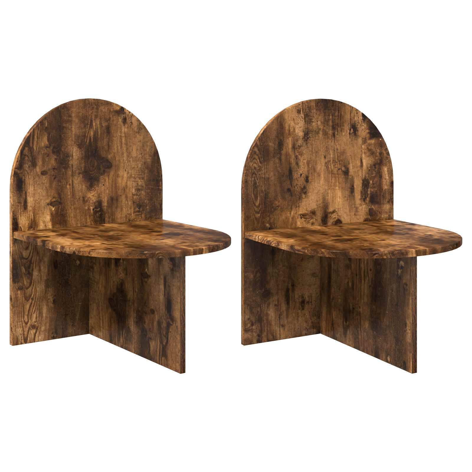 vidaXL Bedside Table 2 pcs Smoked Oak 48 x 49 x 65 cm Engineered Wood 2