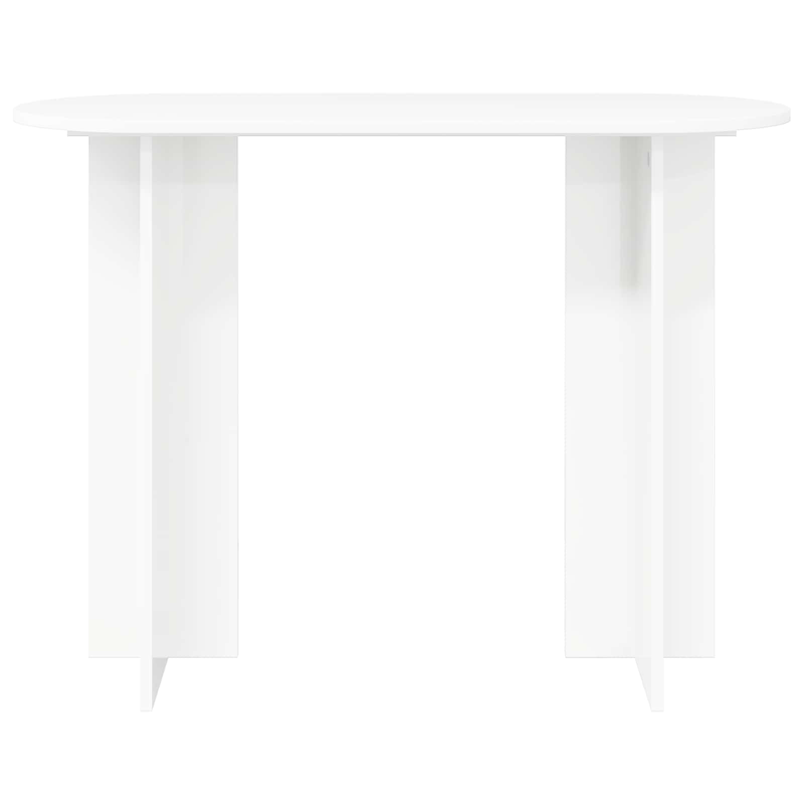 vidaXL Console Table White 100 x 39.5 x 75 cm Engineered Wood 5
