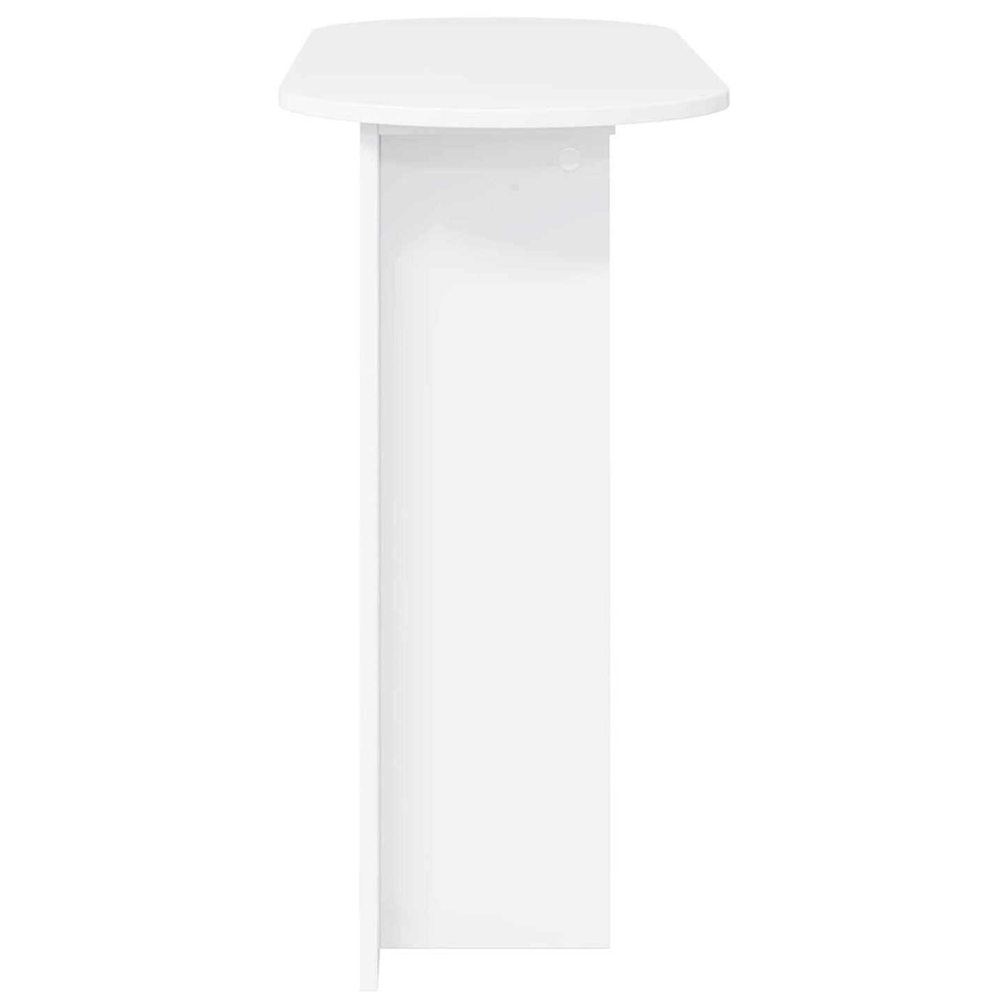 vidaXL Console Table White 100 x 39.5 x 75 cm Engineered Wood 6
