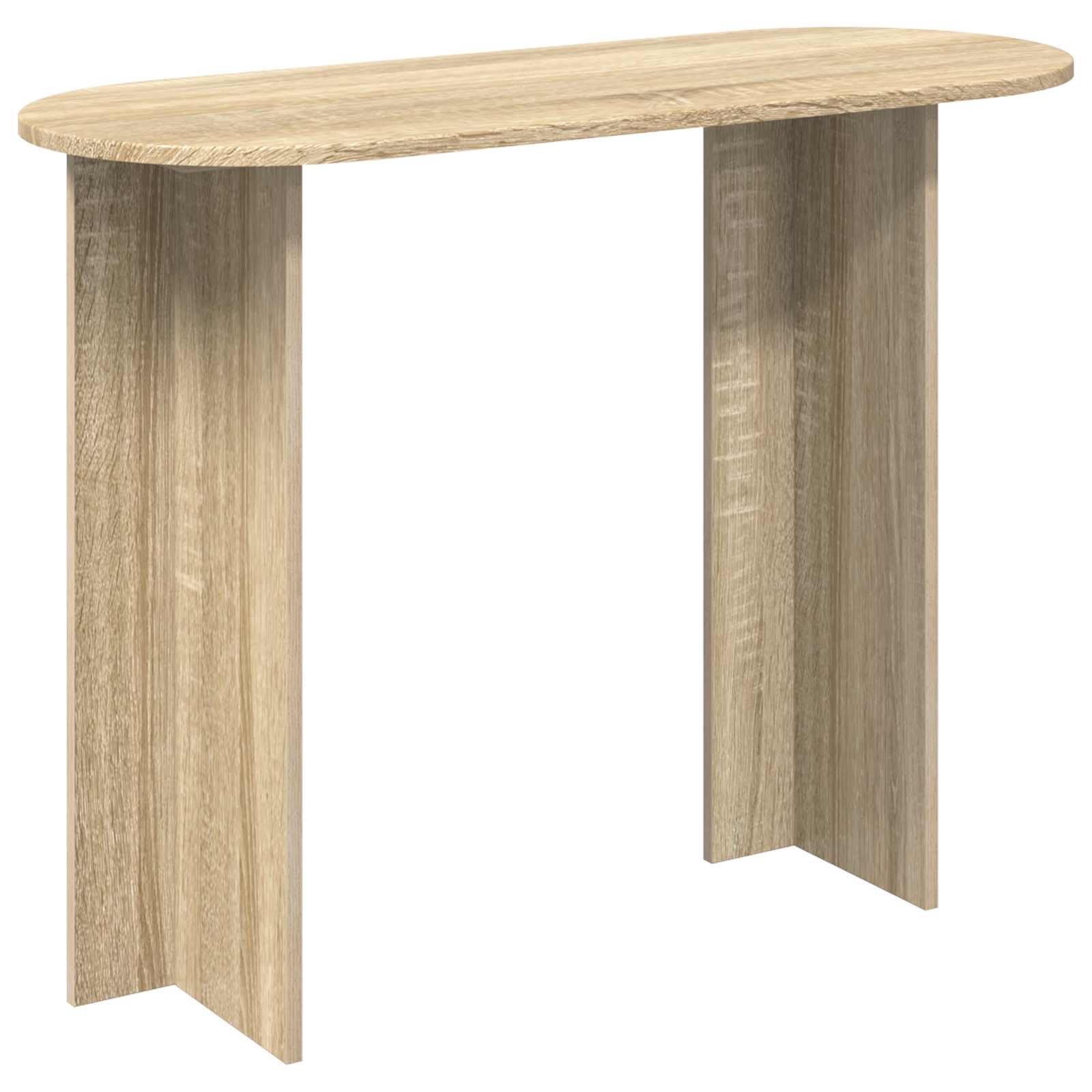 vidaXL Console Table Sonoma Oak 100 x 39.5 x 75 cm Engineered Wood 2