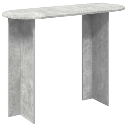 vidaXL Console Table Concrete Grey 100 x 39.5 x 75 cm Engineered Wood 2