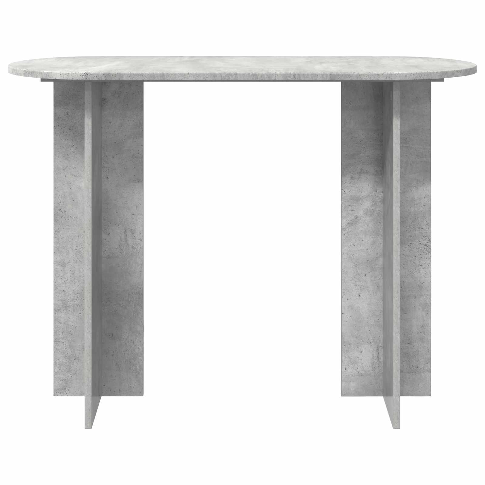 vidaXL Console Table Concrete Grey 100 x 39.5 x 75 cm Engineered Wood 5