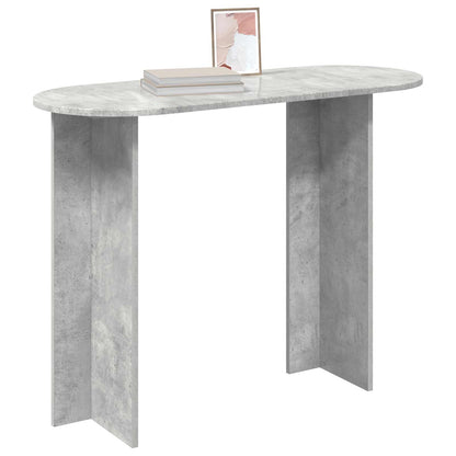 vidaXL Console Table Concrete Grey 100 x 39.5 x 75 cm Engineered Wood 3