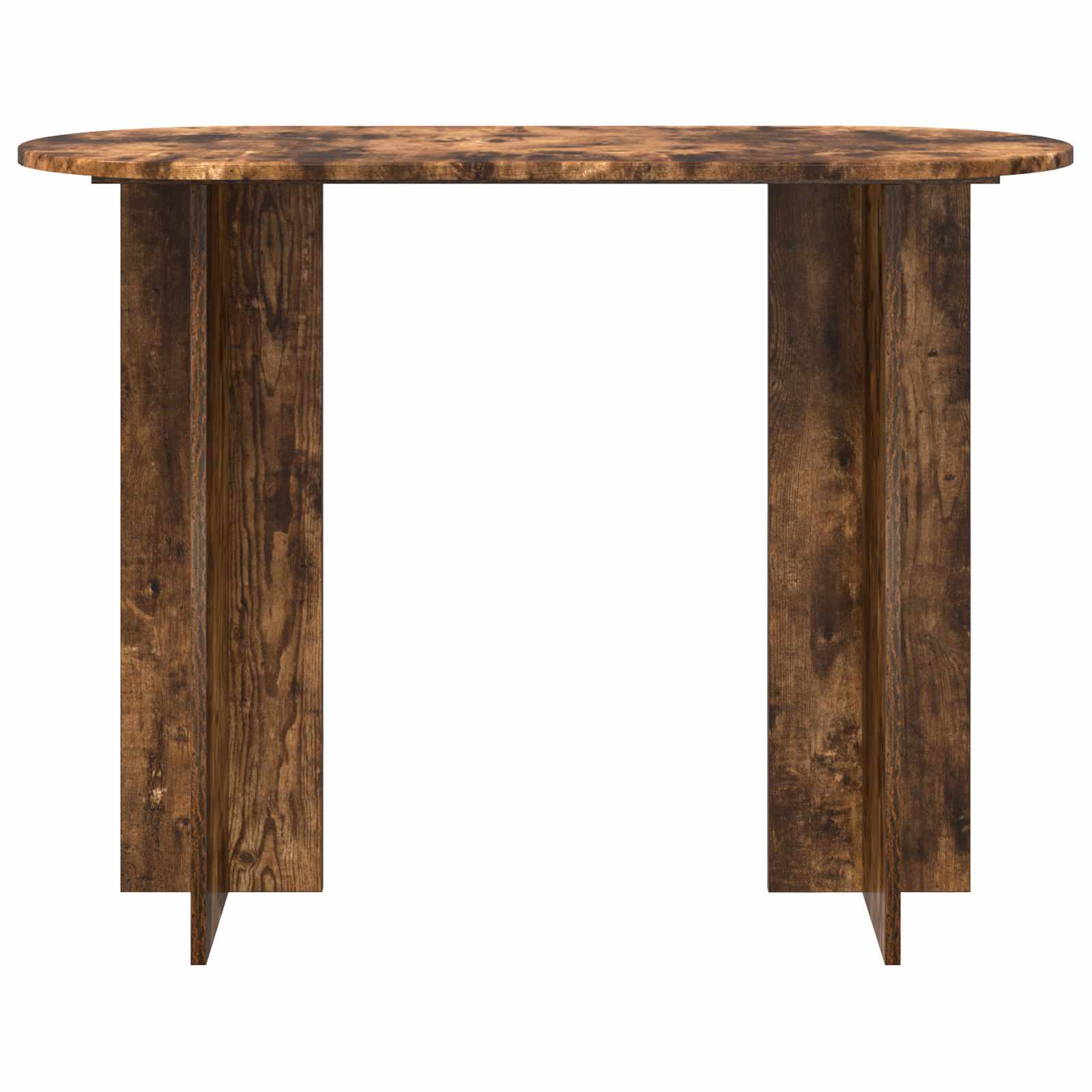 vidaXL Console Table Smoked Oak 100 x 39.5 x 75 cm Engineered Wood 5