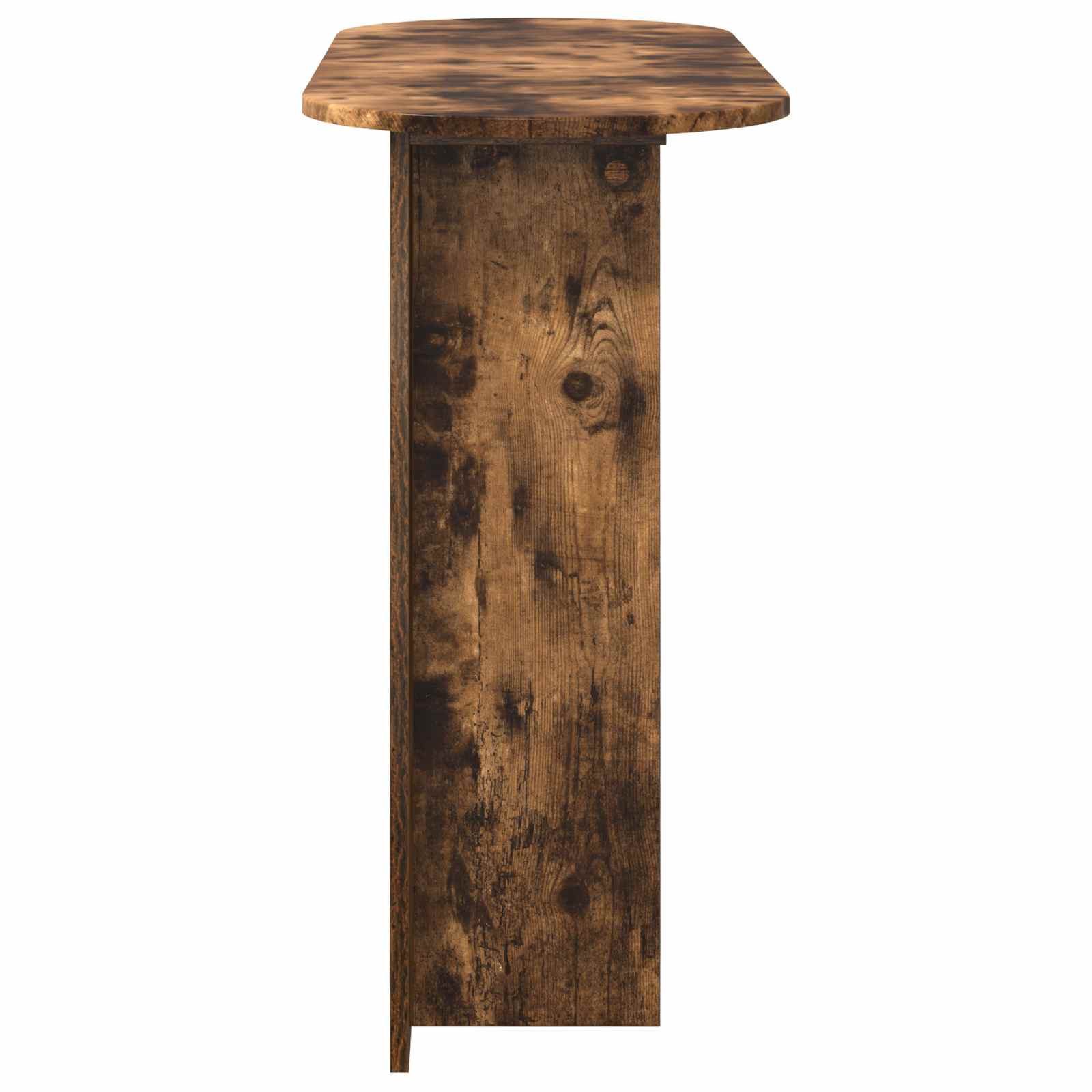 vidaXL Console Table Smoked Oak 100 x 39.5 x 75 cm Engineered Wood 6