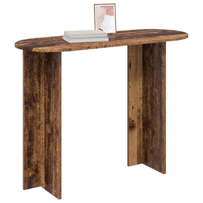 vidaXL Console Table Old Wood 100 x 39.5 x 75 cm Engineered Wood 3