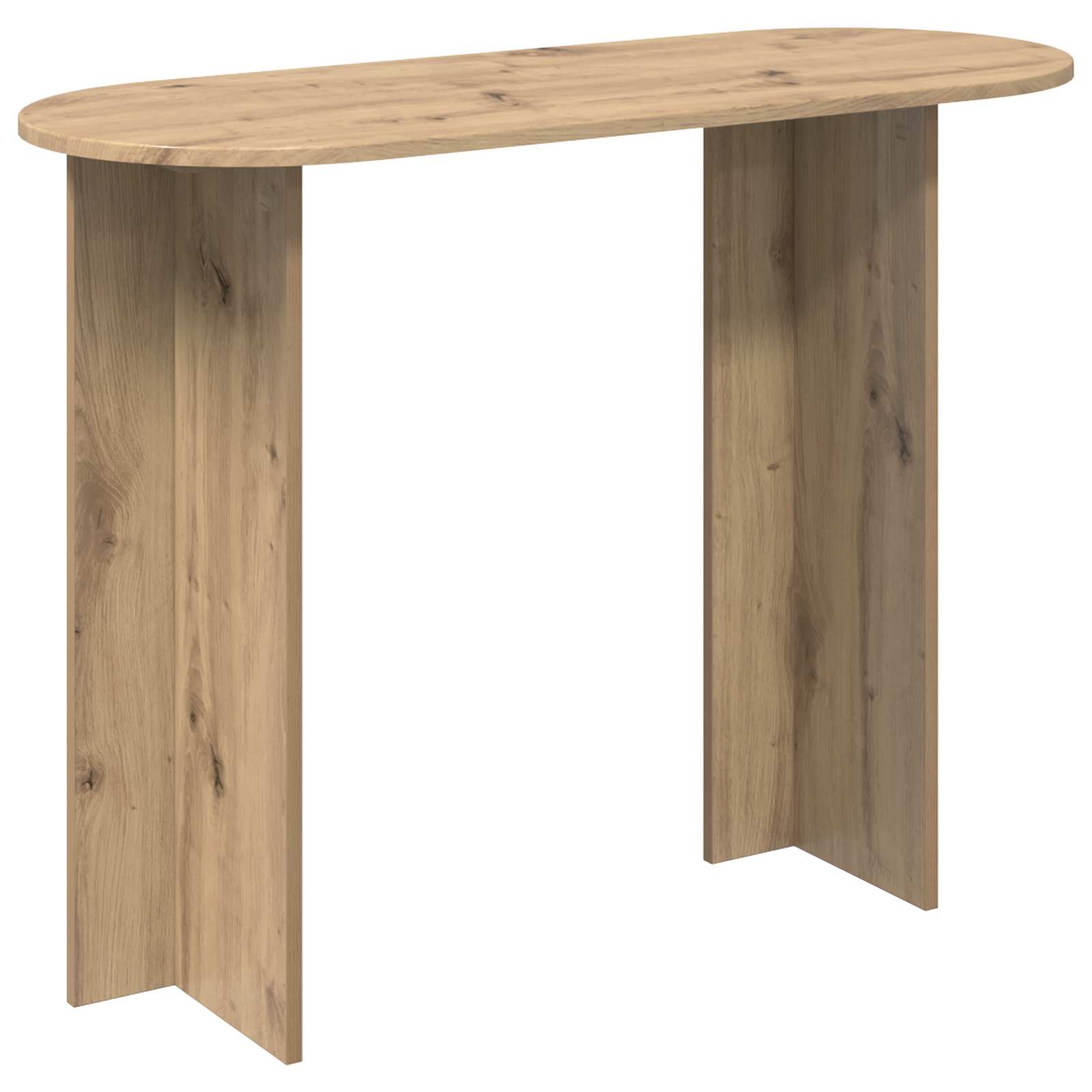 vidaXL Console Table Artisan Oak 100 x 39.5 x 75 cm Engineered Wood 2