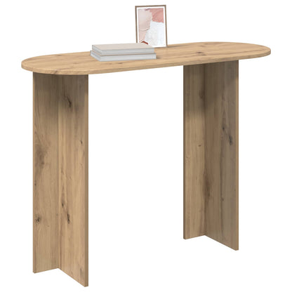 vidaXL Console Table Artisan Oak 100 x 39.5 x 75 cm Engineered Wood 3