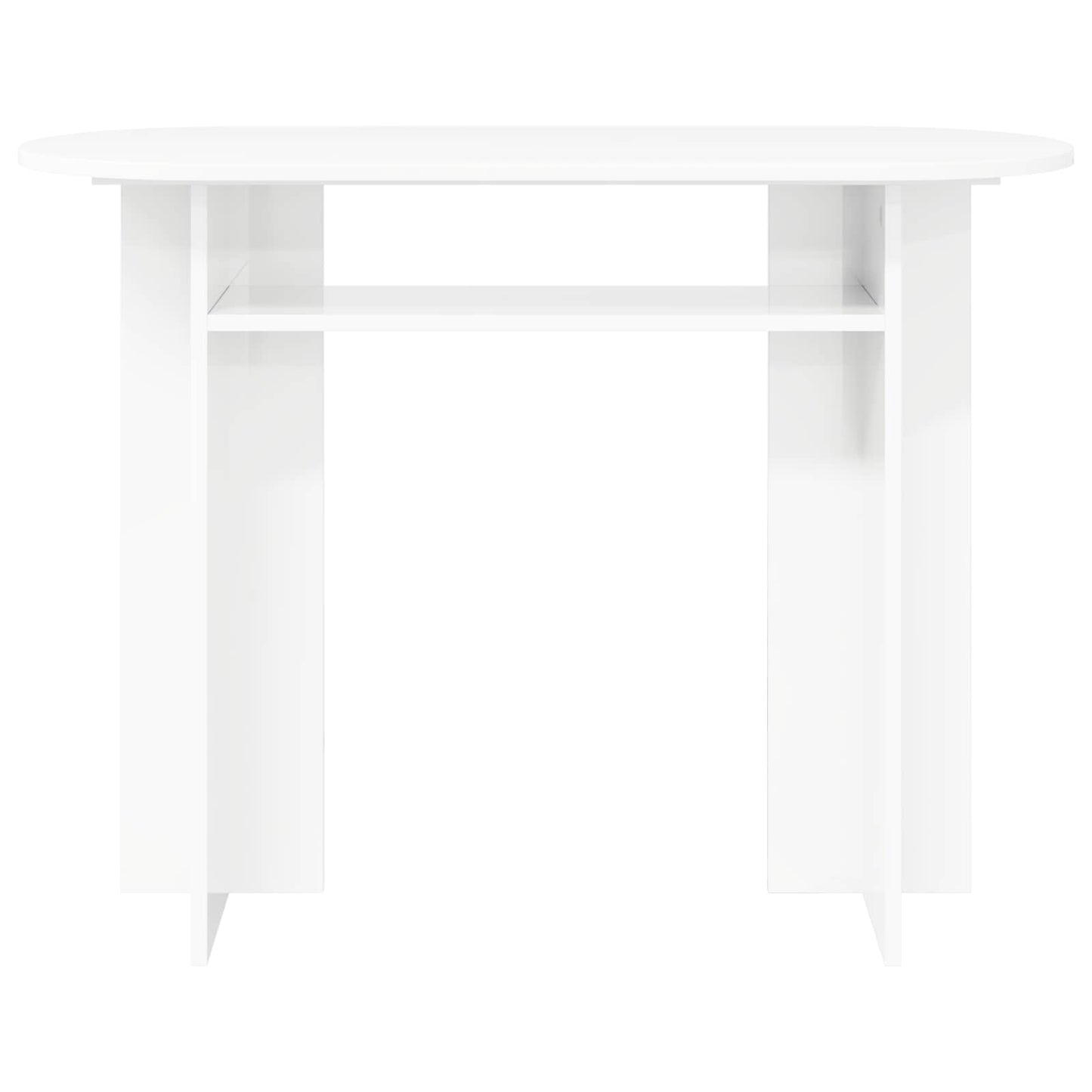 vidaXL Console Table White 100 x 39.5 x 75 cm Engineered Wood 5