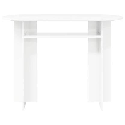 vidaXL Console Table White 100 x 39.5 x 75 cm Engineered Wood 5