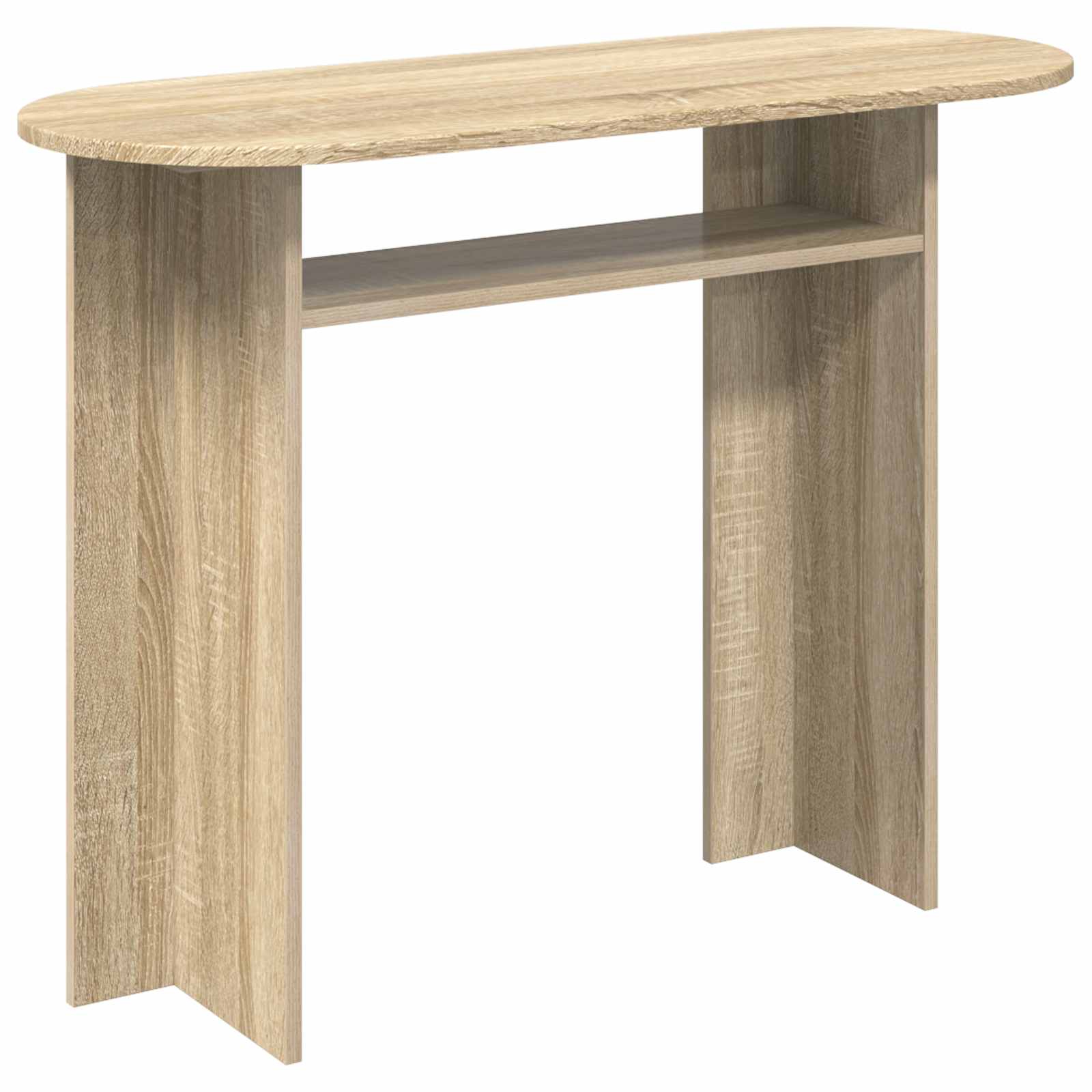 vidaXL Console Table Sonoma Oak 100 x 39.5 x 75 cm Engineered Wood 2