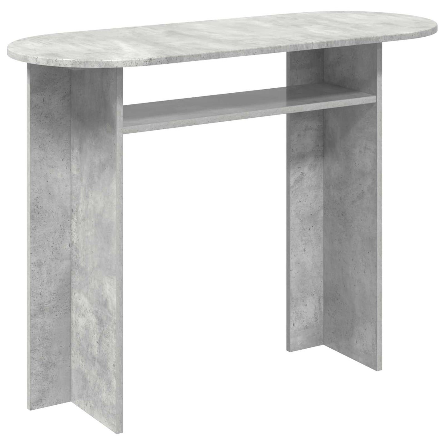 vidaXL Console Table Concrete Grey 100 x 39.5 x 75 cm Engineered Wood 2