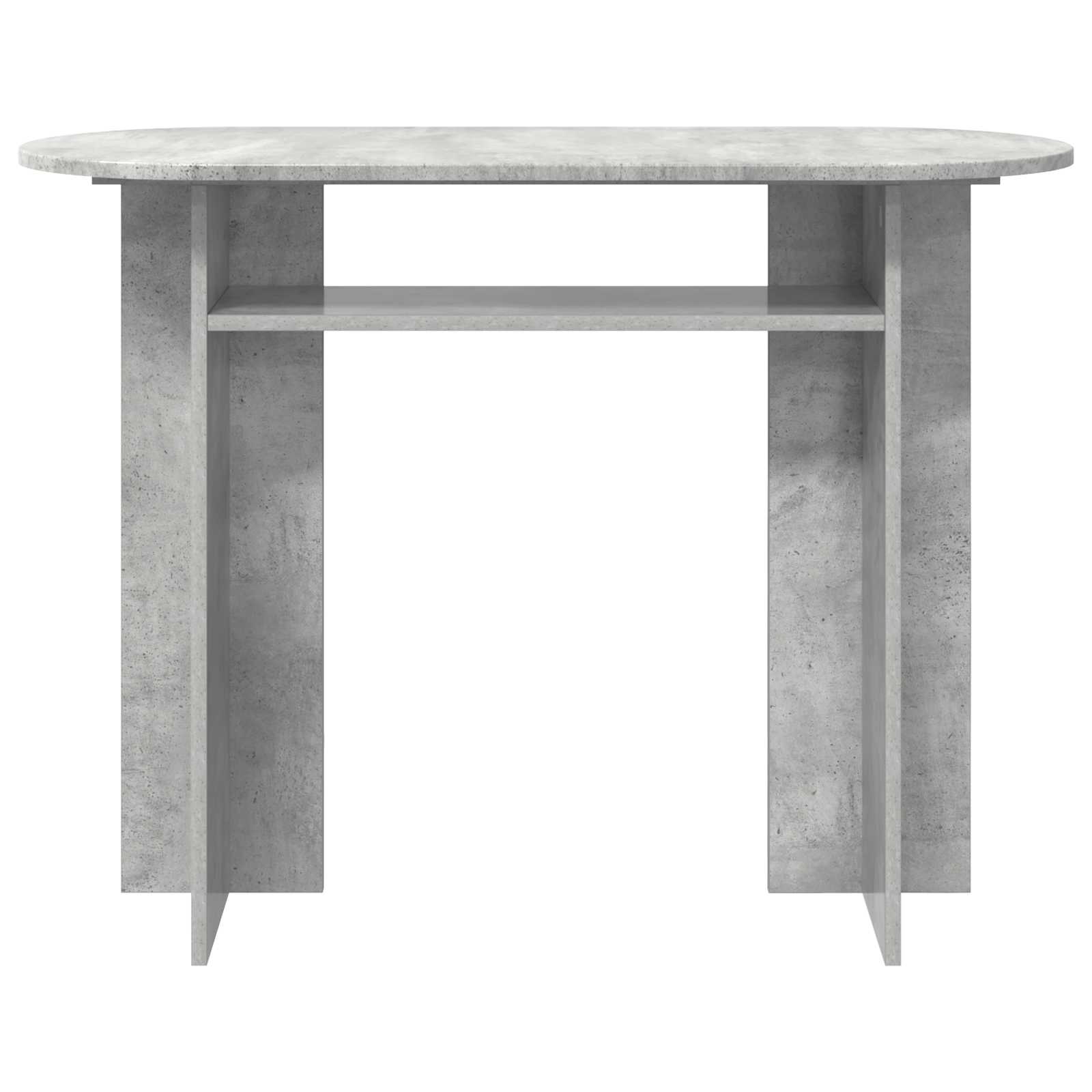 vidaXL Console Table Concrete Grey 100 x 39.5 x 75 cm Engineered Wood 5