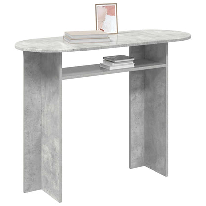 vidaXL Console Table Concrete Grey 100 x 39.5 x 75 cm Engineered Wood 3
