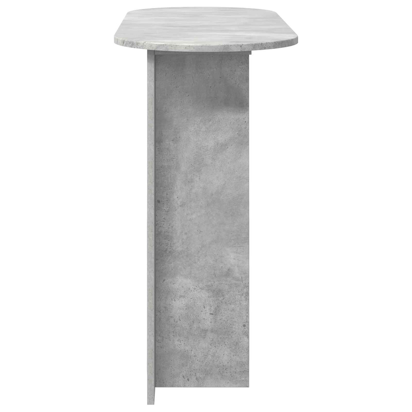 vidaXL Console Table Concrete Grey 100 x 39.5 x 75 cm Engineered Wood 6