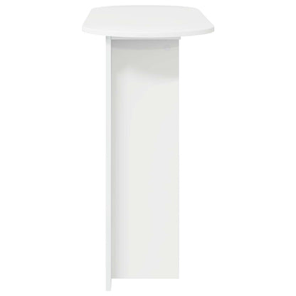 vidaXL Console Table High Gloss White 100 x 39.5 x 75 cm 6