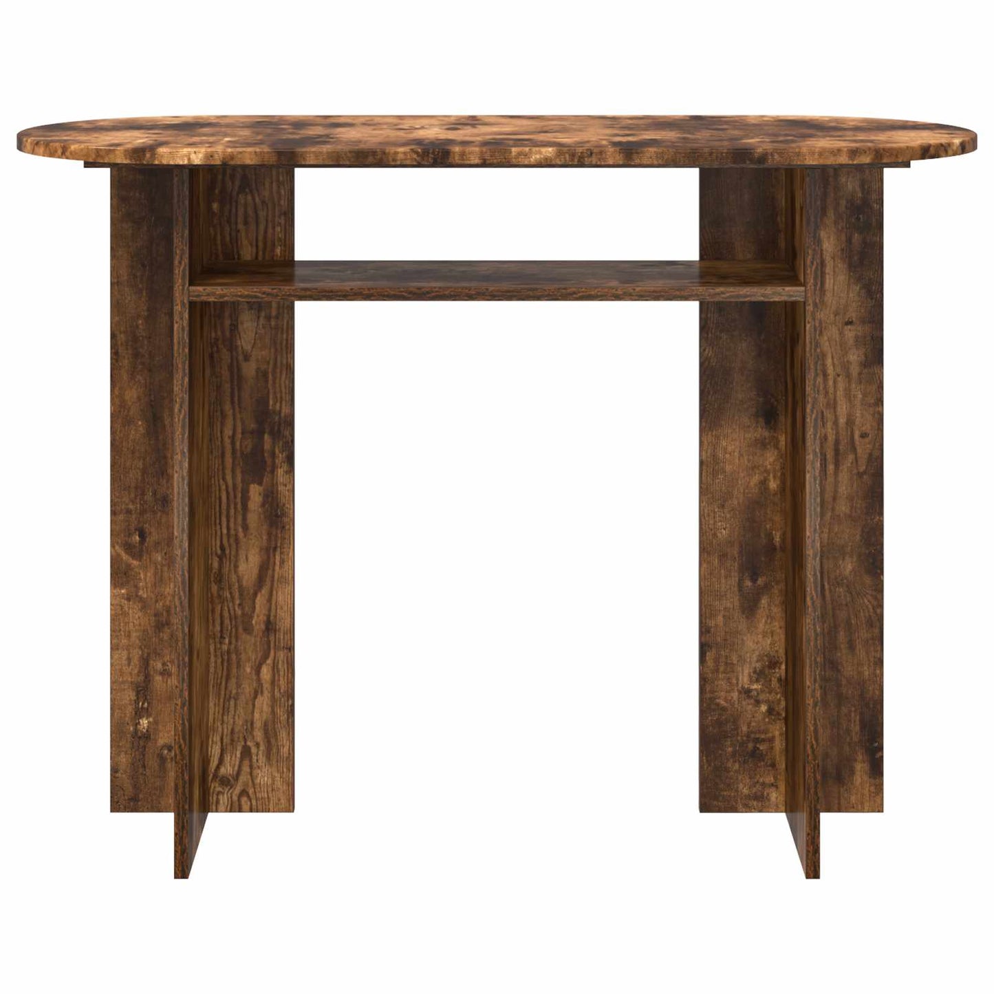 vidaXL Console Table Smoked Oak 100 x 39.5 x 75 cm Engineered Wood 5