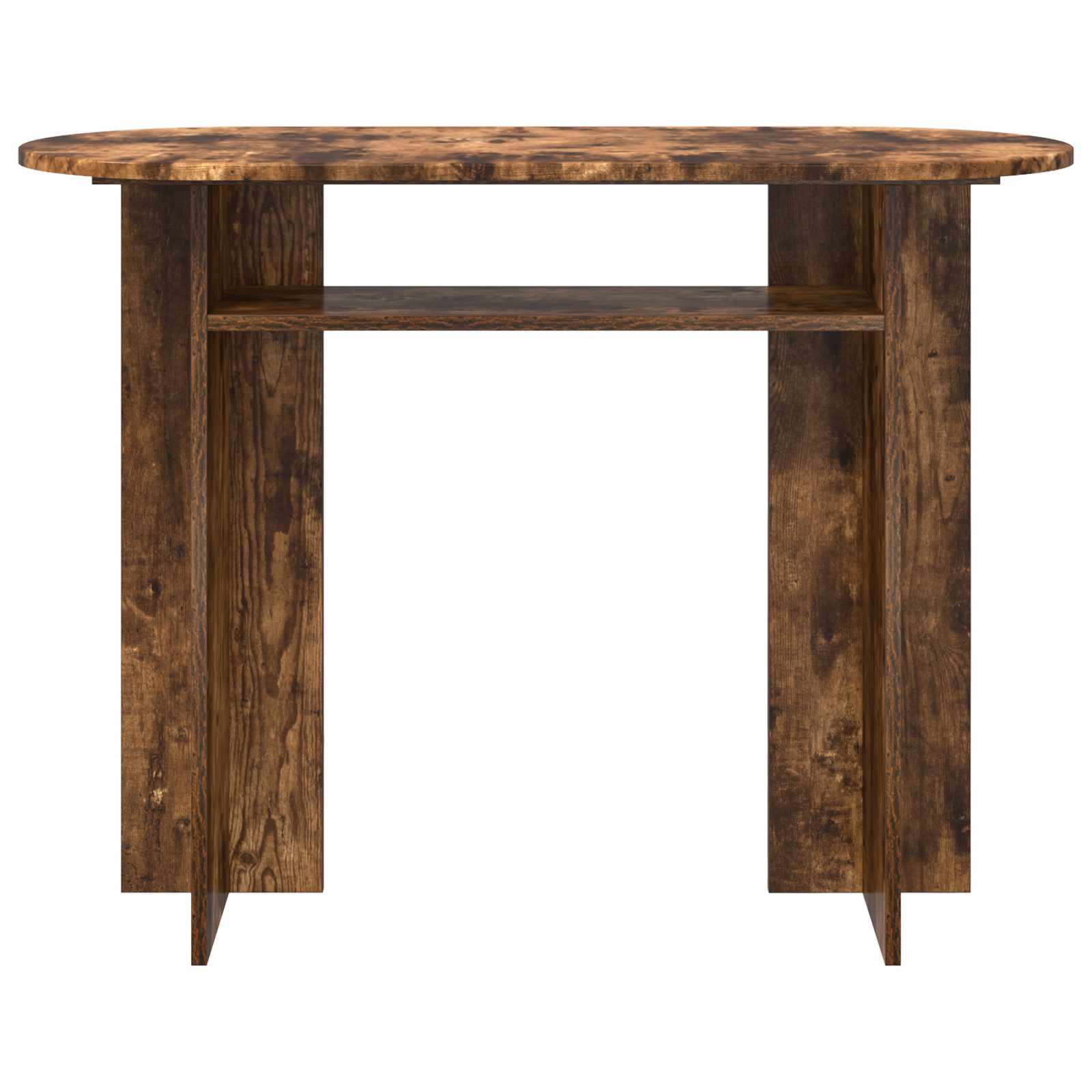 vidaXL Console Table Smoked Oak 100 x 39.5 x 75 cm Engineered Wood 5