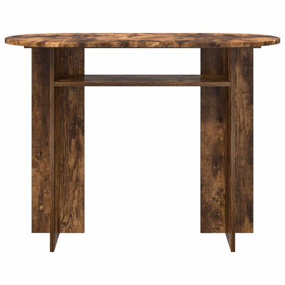 vidaXL Console Table Smoked Oak 100 x 39.5 x 75 cm Engineered Wood 5