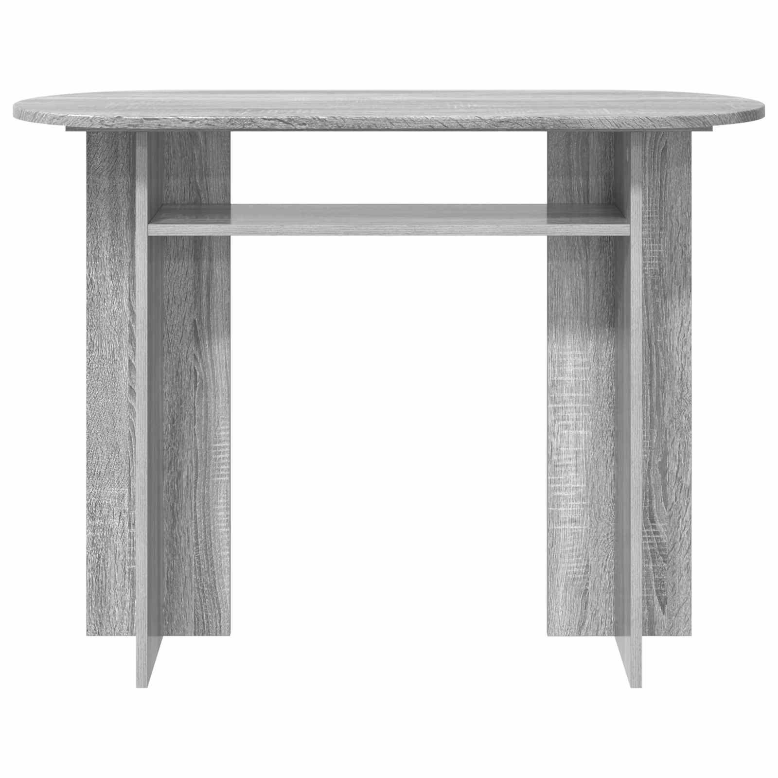 vidaXL Console Table Grey Sonoma 100 x 39.5 x 75 cm Engineered Wood 5