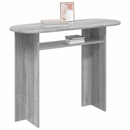 vidaXL Console Table Grey Sonoma 100 x 39.5 x 75 cm Engineered Wood 3