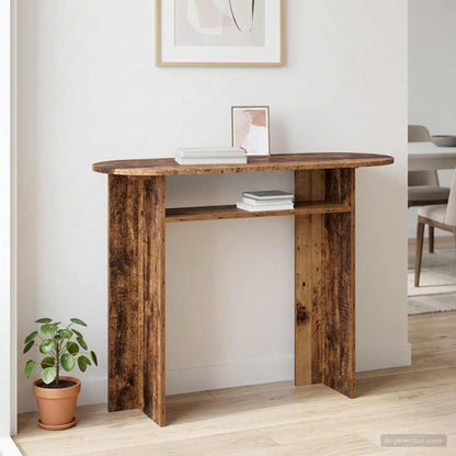 vidaXL Console Table Old Wood 100 x 39.5 x 75 cm Engineered Wood 1