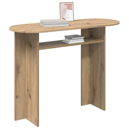 vidaXL Console Table Artisan Oak 100 x 39.5 x 75 cm Engineered Wood 3