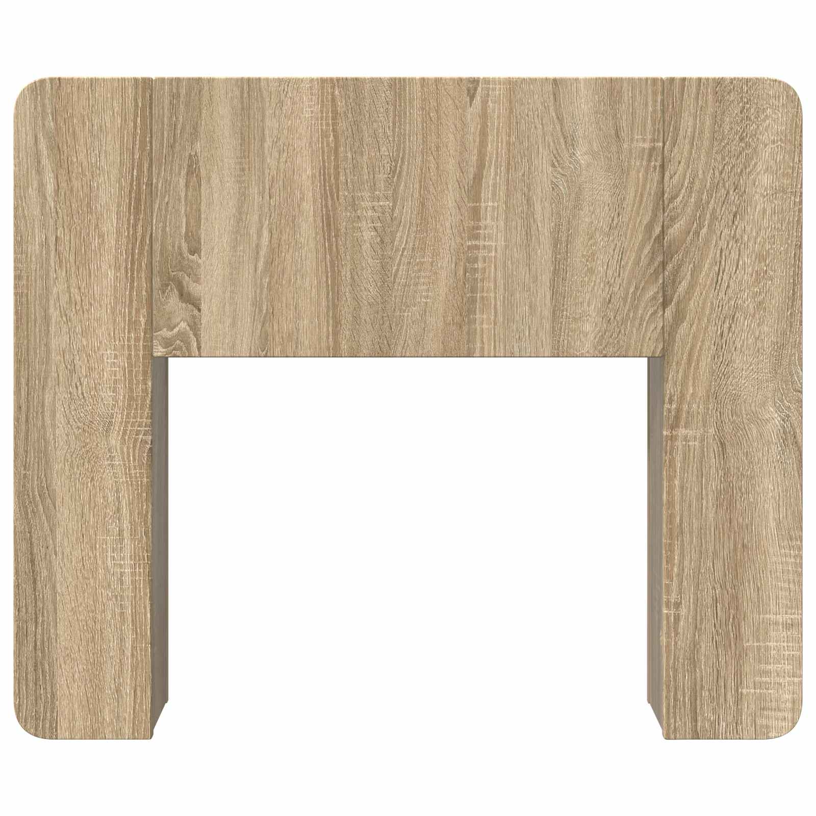 vidaXL Headboard Cabinet with Storage Sonoma Oak Engineered Wood 5