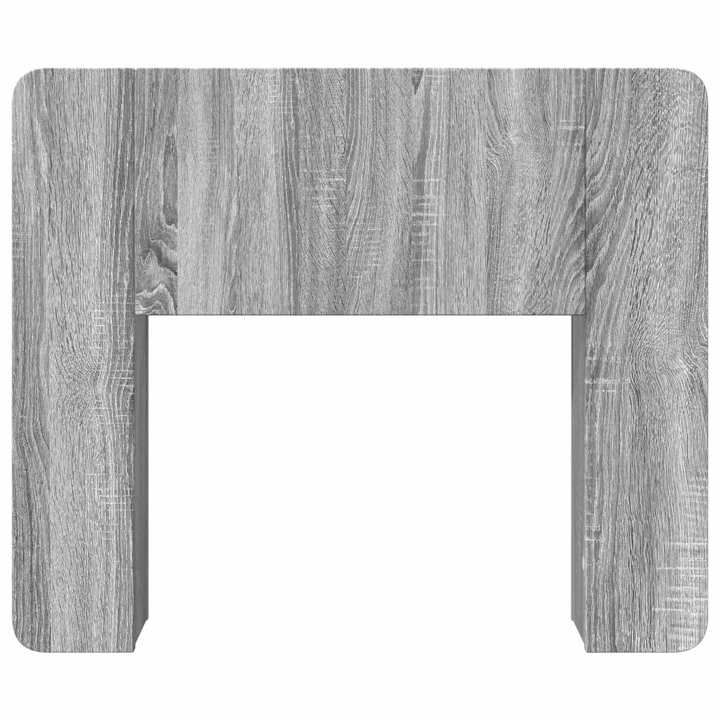 vidaXL Headboard Cabinet with Storage Grey Sonoma Engineered Wood 5