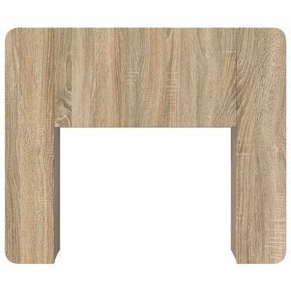 vidaXL Headboard Cabinet with Storage Sonoma Oak Engineered Wood 5