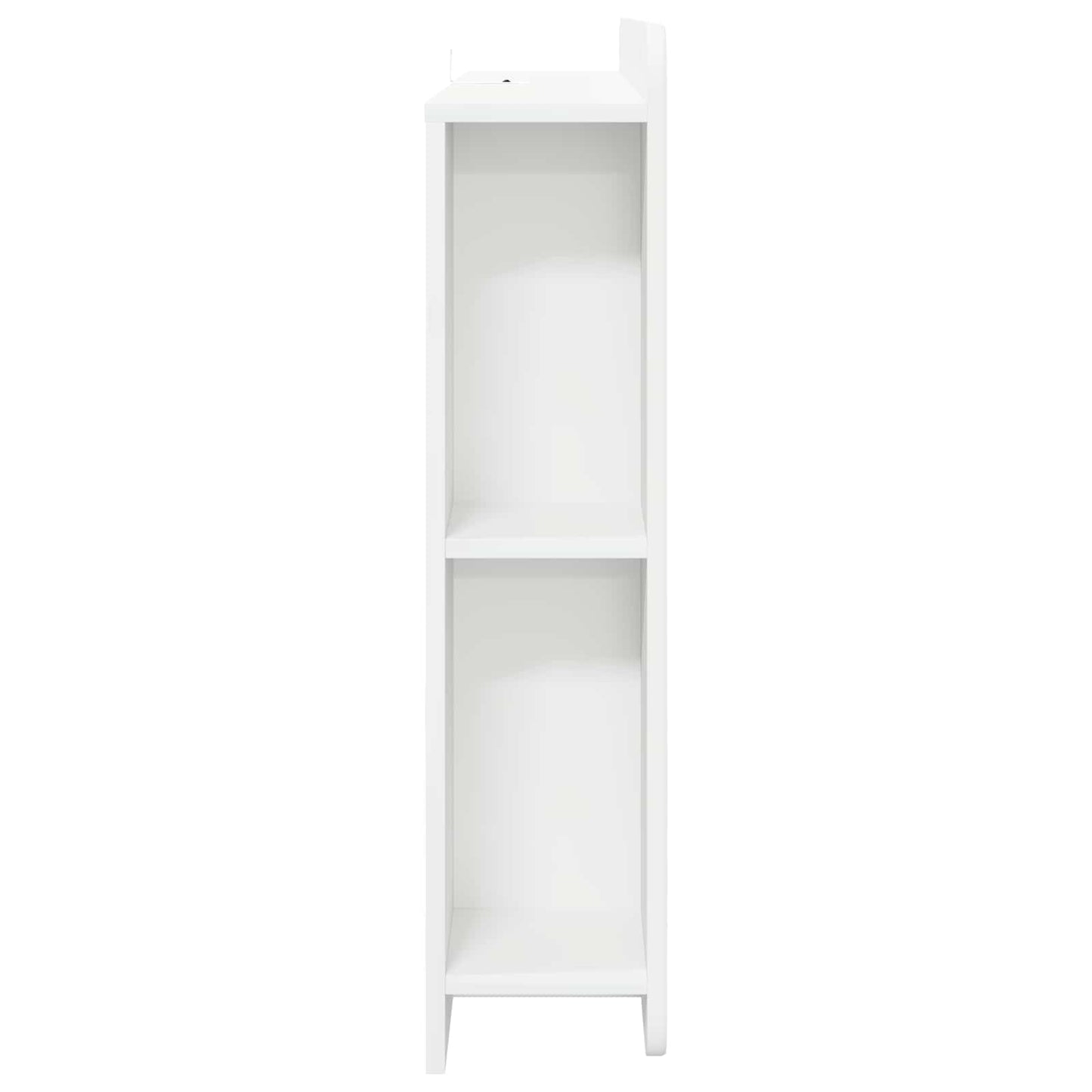 vidaXL Headboard Cabinet with Storage High Gloss White Engineered Wood 6