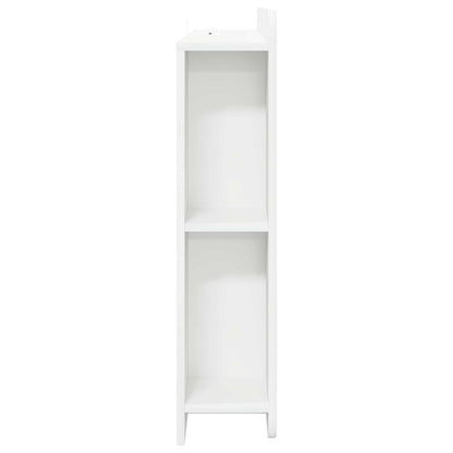 vidaXL Headboard Cabinet with Storage High Gloss White Engineered Wood 6