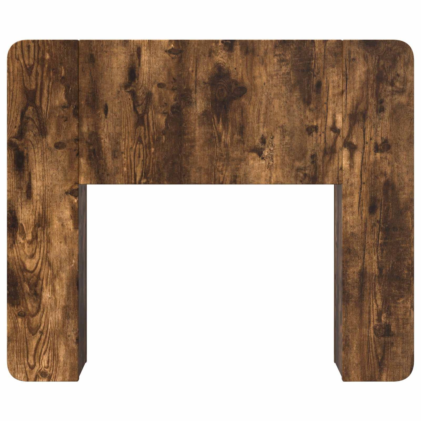 vidaXL Headboard Cabinet with Storage Smoked Oak Engineered Wood 5